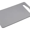 Fackelmann Frühstücksbrettchen Eco 24 cm x 14 cm Lichtgrau