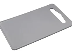 Fackelmann Frühstücksbrettchen Eco 24 cm x 14 cm Lichtgrau