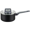Fackelmann Kochtopf mit Stiel und Deckel Statement 16 cm Keramik