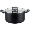 Fackelmann Topf mit Deckel Statement 24 cm Keramik