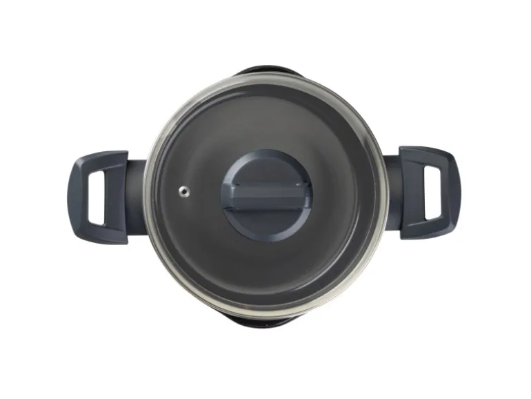 Fackelmann Topf mit Deckel Statement 20 cm Keramik