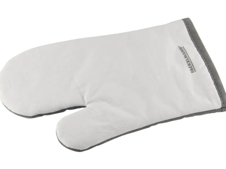 Fackelmann Topfhandschuh Baumwolle ca. 28 cm x 18 cm Weiß