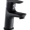 Fackelmann Waschbeckenarmatur Oxford 16 cm Schwarz Matt