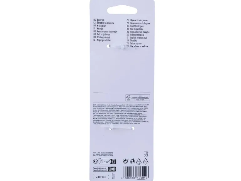 Fackelmann Ziehschäler Essential 18 cm INOX