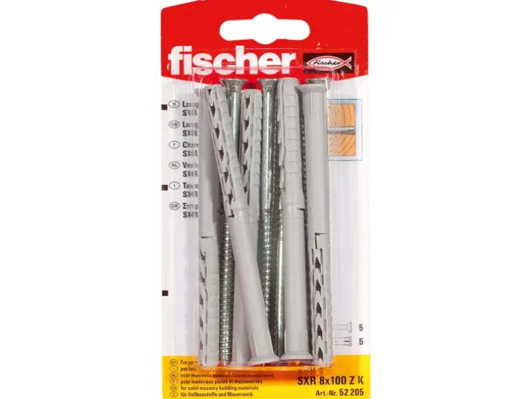 Fischer Langschaftdübel SXR 8 x 100 Z K (5 ST)