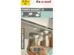 Fix-o-moll Magnetquader Neodym Klebend 1,5 mm x 10 mm Silber 10 Stück