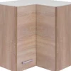 Flex-Well Classic Küchen-Eck-Hängeschrank Florida 60 cm x 60 cm Sonoma Eiche