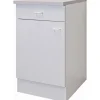 Flex-Well Classic Küchen-Unterschrank Speed 50 cm Weiß