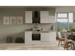 Flex-Well Classic Küchenzeile Wito 220 cm Weiß