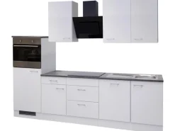 Flex-Well Classic Küchenzeile Lucca 280 cm Weiß