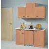 Flex-Well Classic Küchenzeile Nano 150 cm Buche Nachbildung