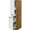 Flex-Well Exclusiv Küchen-Apothekerschrank Vintea 30cm Magnolie-Lancelot Oak