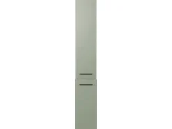 Flex-Well Exclusiv Küchenapothekerhochschrank Cara 30cm Schilfgrün-Artisan Eiche