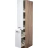 Flex-Well Exclusiv Küchen-Apotheker-Küchen-Hochschrank Valero 30cm Hochglanz W.