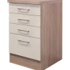 Flex-Well Exclusiv Küchen-Auszugschrank Orlando 50cm Kaschmir Glanz-Sonoma Eiche