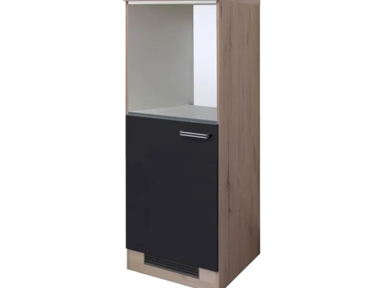 Flex-Well Exclusiv Küchen-Geräteumbauschr. Lara 60cm Anthra.-San Remo Eiche