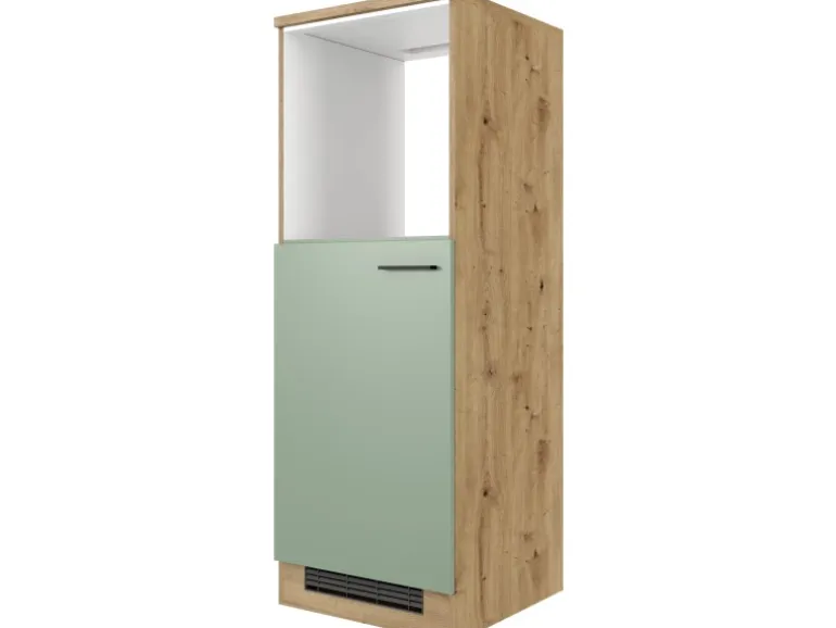 Flex-Well Exclusiv Küchen-Geräteschrank Cara 60cm (H169cm) Schilfgrün-Artisan