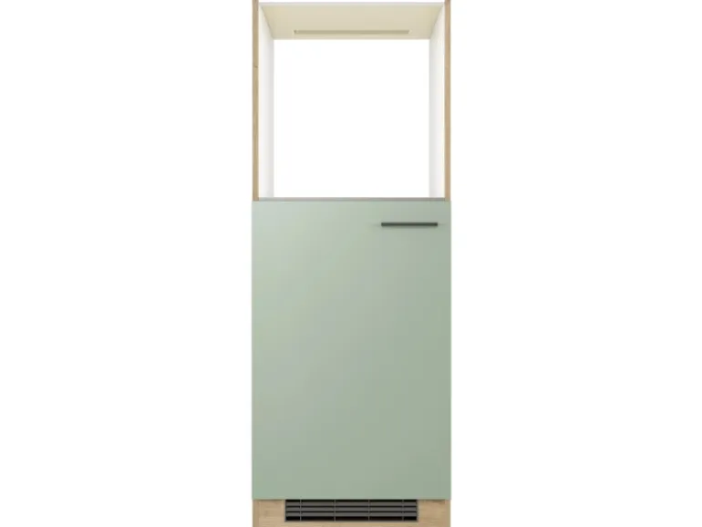 Flex-Well Exclusiv Küchen-Geräteschrank Cara 60cm (H169cm) Schilfgrün-Artisan