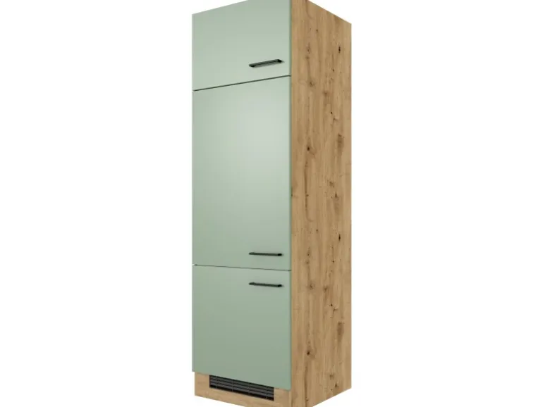 Flex-Well Exclusiv Küchen-Geräteschrank Cara 60x200cm Schilfgrün matt-Artisan E.