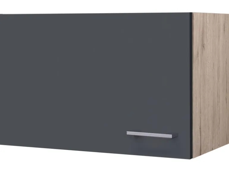 Flex-Well Exclusiv Küchen-Kurz-Oberschrank Morena 60x32cm Basaltgrau-San Remo
