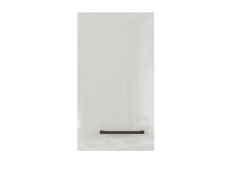 Flex-Well Exclusiv Küchen-Oberschrank Lund 30x55cm Lichtgrau glänzend-Rauchgrau