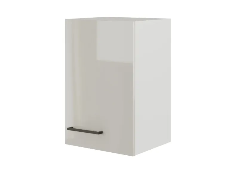 Flex-Well Exclusiv Küchen-Oberschrank Lund 30x55cm Lichtgrau glänzend-Rauchgrau