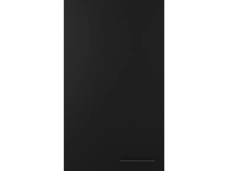Flex-Well Exclusiv Küchen-Oberschrank Capri 50x 89cm Schwarz Matt-Endgrain Oak