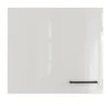 Flex-Well Exclusiv Küchen-Oberschrank Lund 60x55cm Lichtgrau glänzend-Rauchgrau