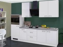 Flex-Well Exclusiv Küchenzeile Joelina 270 cm Weiß