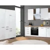Flex-Well Exclusiv Küchenzeile Valero 360 cm Hochglanz Weiß