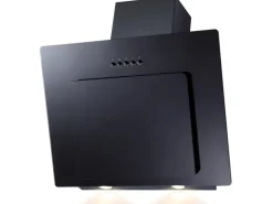 Flex-Well Exclusiv Küchenzeile Capri 310 cm Schwarz Matt-Endgrain Oak