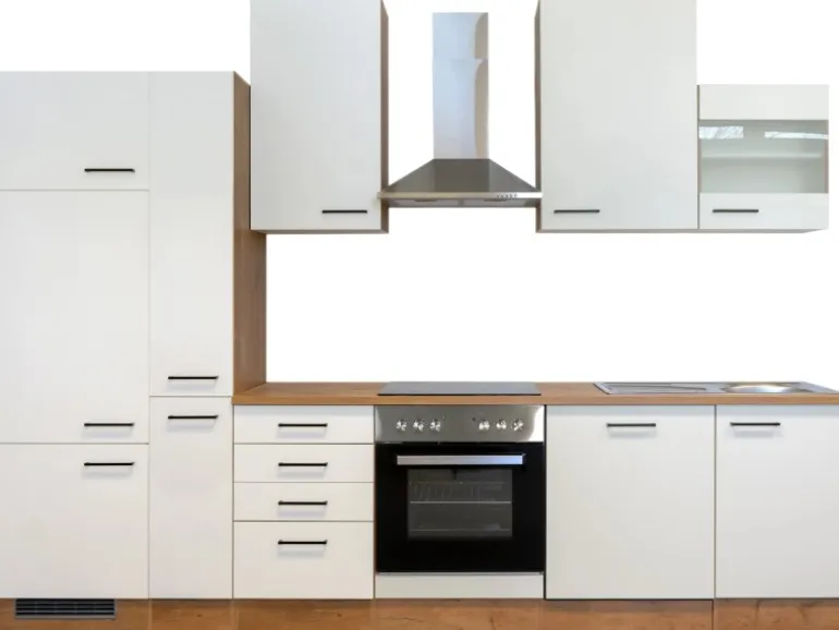Flex-Well Exclusiv Küchenzeile Vintea 310 cm Magnolia-Lancelot Oak