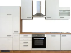 Flex-Well Exclusiv Küchenzeile Vintea 310 cm Magnolia-Lancelot Oak