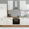 Flex-Well Exclusiv Küchenzeile Vintea 310 cm Magnolia-Lancelot Oak