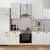 Flex-Well Exclusiv Küchenzeile Vintea 280 cm Magnolia-Lancelot Oak