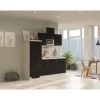 Flex-Well Exclusiv Küchenzeile Lara 210 cm Anthrazit - San Remo Eiche