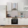 Flex-Well Exclusiv Küchenzeile Vintea 280 cm Magnolia-Lancelot Oak
