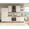 Flex-Well Exclusiv Küchenzeile Vintea 310 cm Magnolia matt - Lancelot Oak