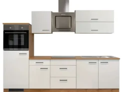 Flex-Well Exclusiv Küchenzeile Vintea 270 cm Magnolia-Lancelot Oak
