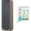 Flex-Well Exclusiv Kühlschrank-Einbauschrank Morena mit Kühlschrank EEK: E