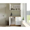 Flex-Well Exclusiv Miniküche Vintea 100 cm Magnolia matt - Lancelot Oak