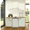 Flex-Well Exclusiv Singleküche Vintea 150 cm Magnolia-Lancelot Oak