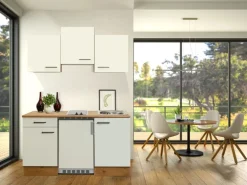 Flex-Well Exclusiv Singleküche Vintea 150 cm Magnolia-Lancelot Oak