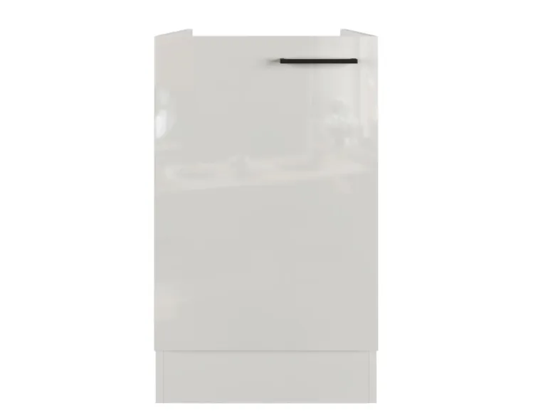 Flex-Well Exclusiv Spülenschrank SPU 50 Lund 50cm Lichtgrau glänzend-Rauchgrau
