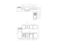 Flex-Well Exclusiv Winkelküche Lund 280 x 170 cm Lichtgrau glänzend-Rauchgrau