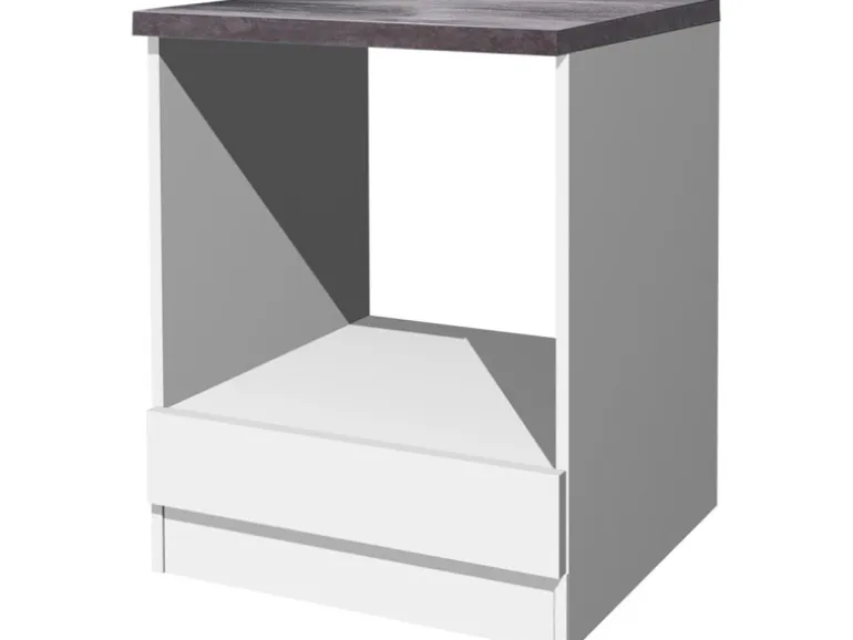 Flex-Well Küchen-Herdumbauschrank mit Arbeitsplatte Lucca 60 cm