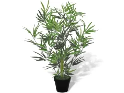 furnicato Künstlicher Bambusbaum mit Topf 80 cm