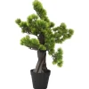 furnicato Künstlicher Bonsai Pinus mit Topf 60 cm Grün