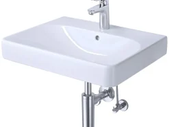 Geberit Waschbecken Smyle Square 60 cm inkl. Armatur Weiß