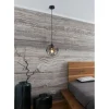 Globo Pendelleuchte 1-flammig Schwarz matt 200 x 1200 mm